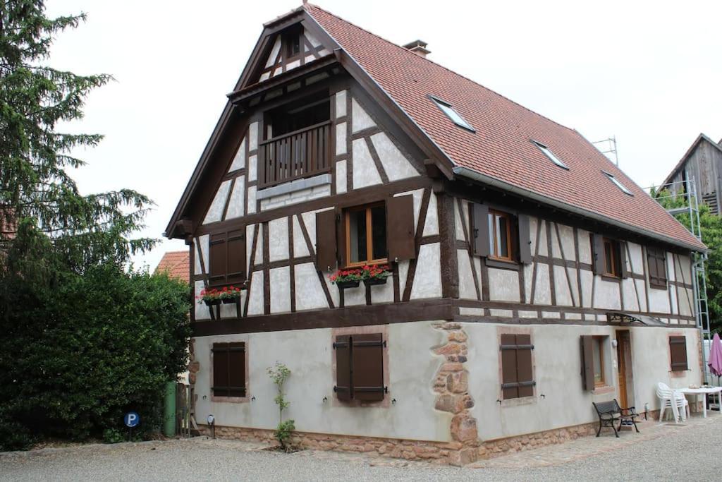 Spacieux Duplex 1 A 6 Personnes Ebersheim Luaran gambar