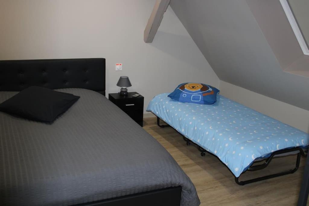 Spacieux Duplex 1 A 6 Personnes Ebersheim Luaran gambar